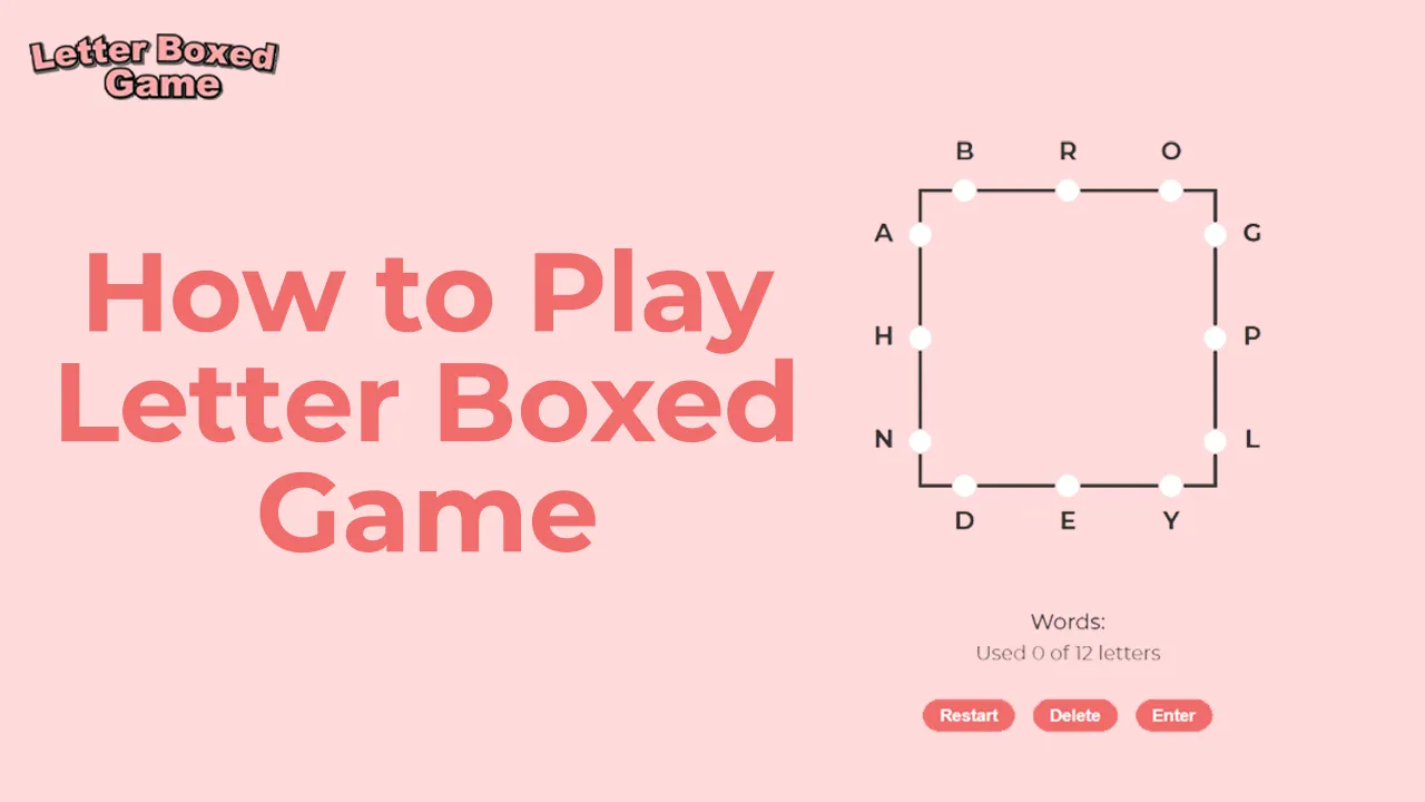 How To Play Letter Boxed